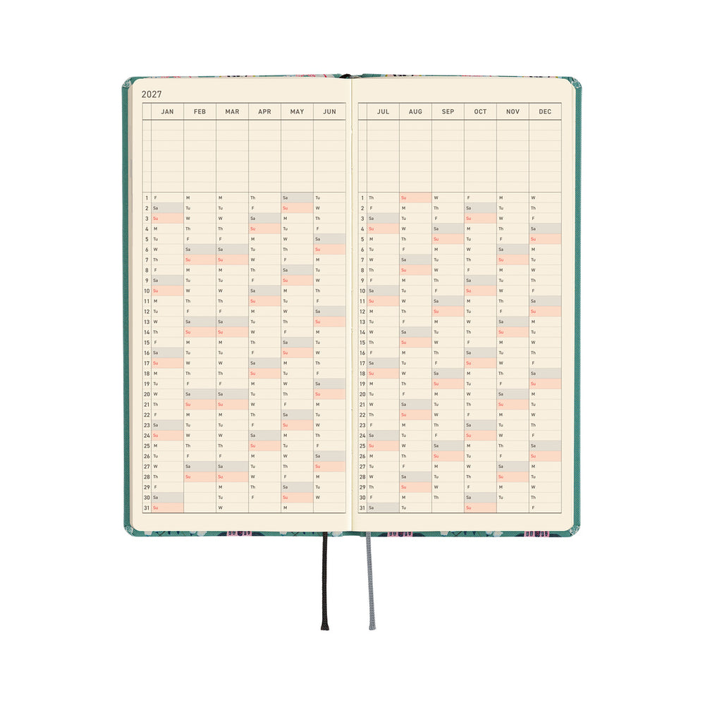 Hobonichi Weeks Yumi Kitagishi: White Cat Wallpaper 2027