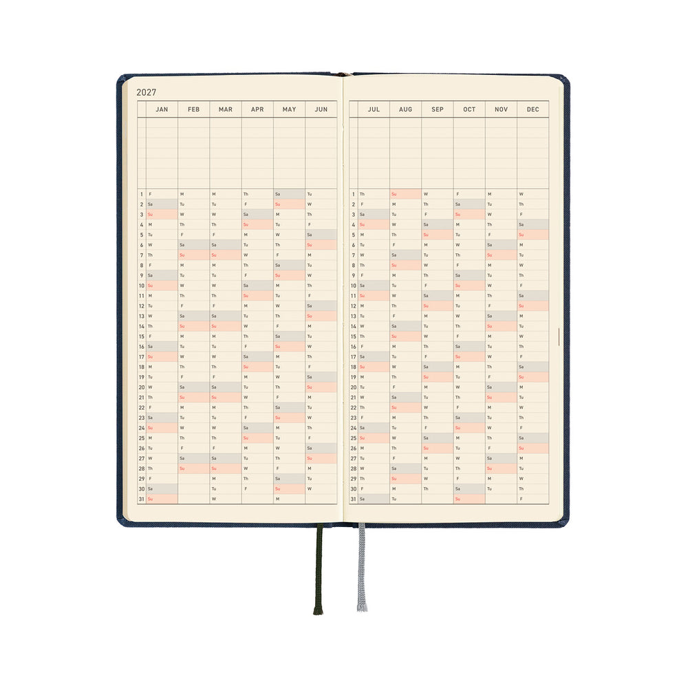 Hobonichi Weeks MEGA Colors: Midnight Blue 2027