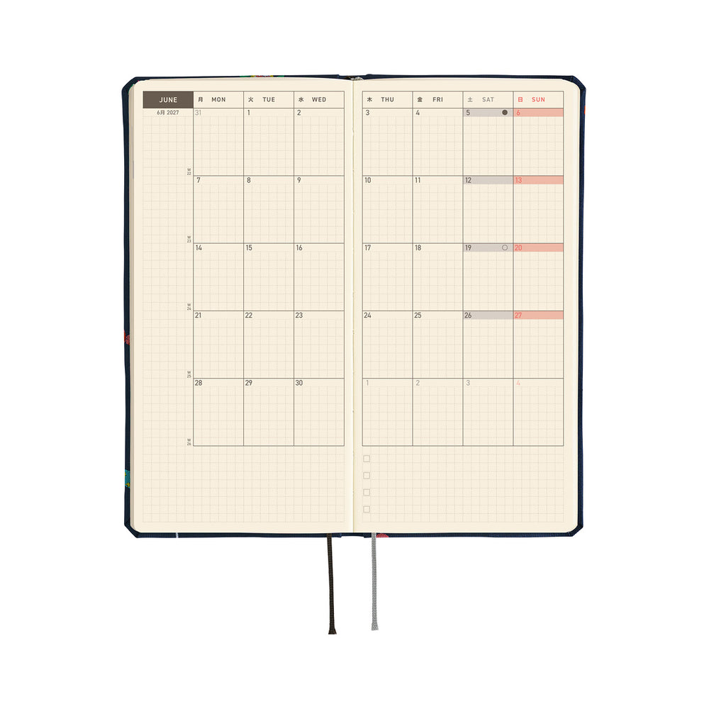 Hobonichi Weeks MEGA Bow & Tie: Candy Dream 2027
