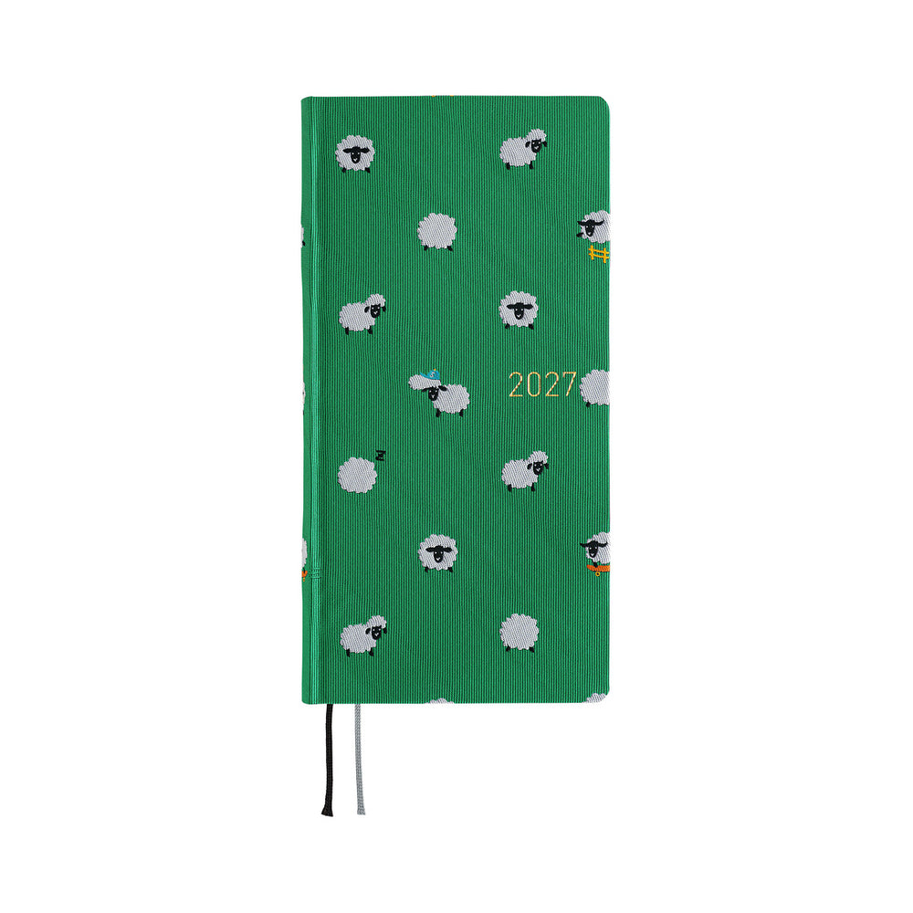 Hobonichi Weeks MEGA Bow & Tie: Sheep Sheep Sheep 2027