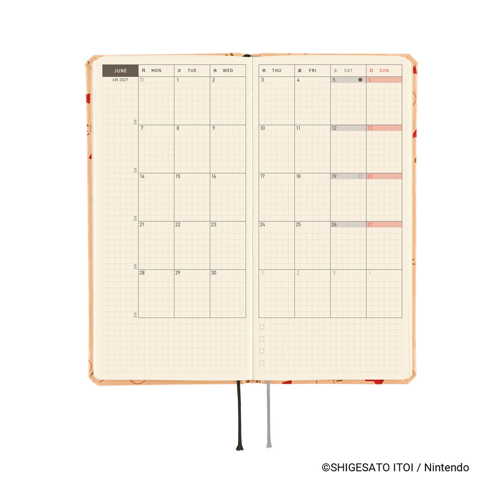 Hobonichi Weeks MOTHER: Mr. Saturn Pattern 2027