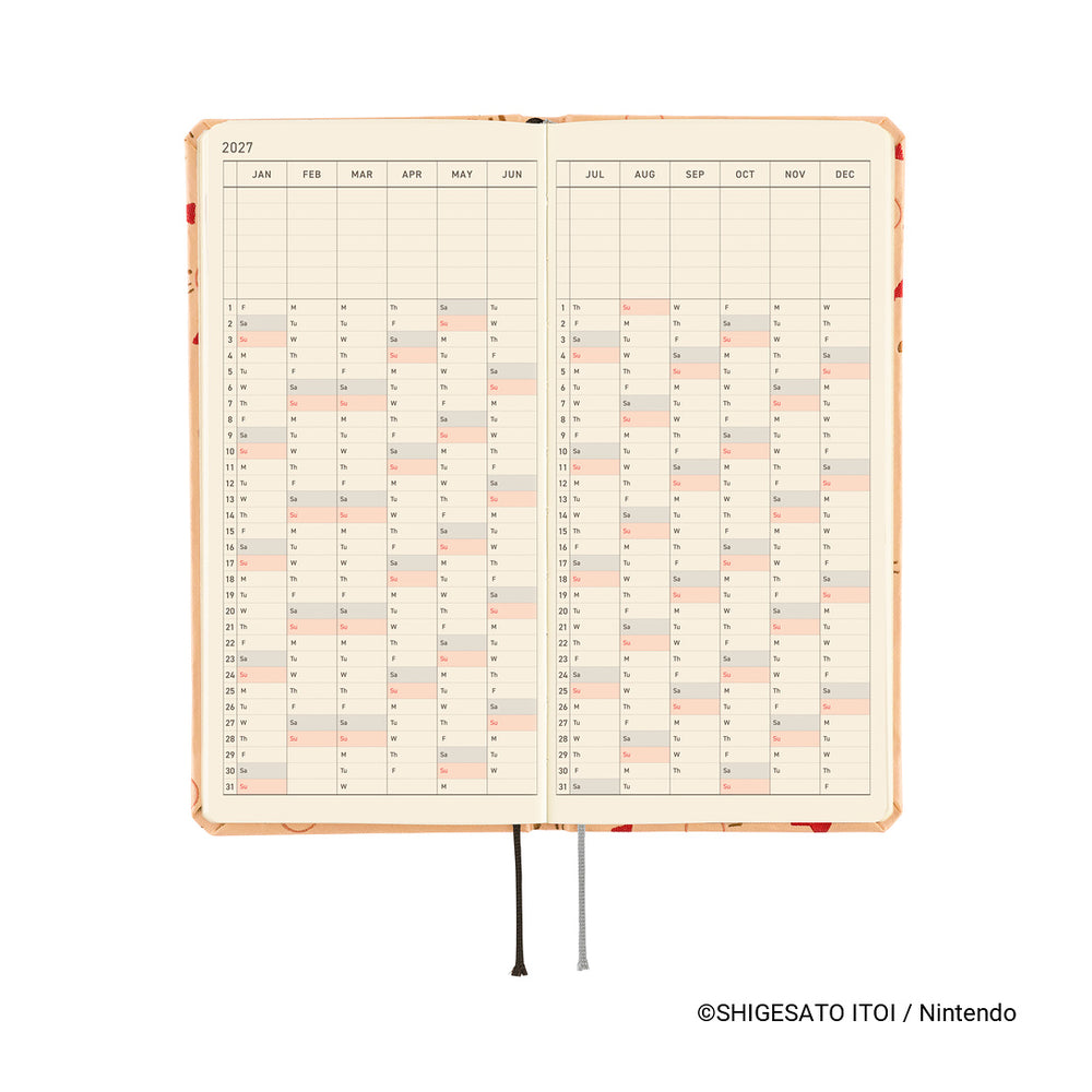 Hobonichi Weeks MOTHER: Mr. Saturn Pattern 2027