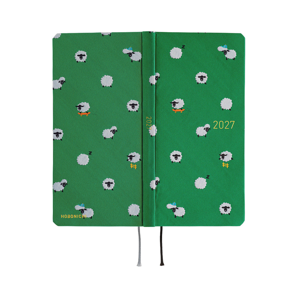 Hobonichi Weeks Bow & Tie: Sheep Sheep Sheep 2027