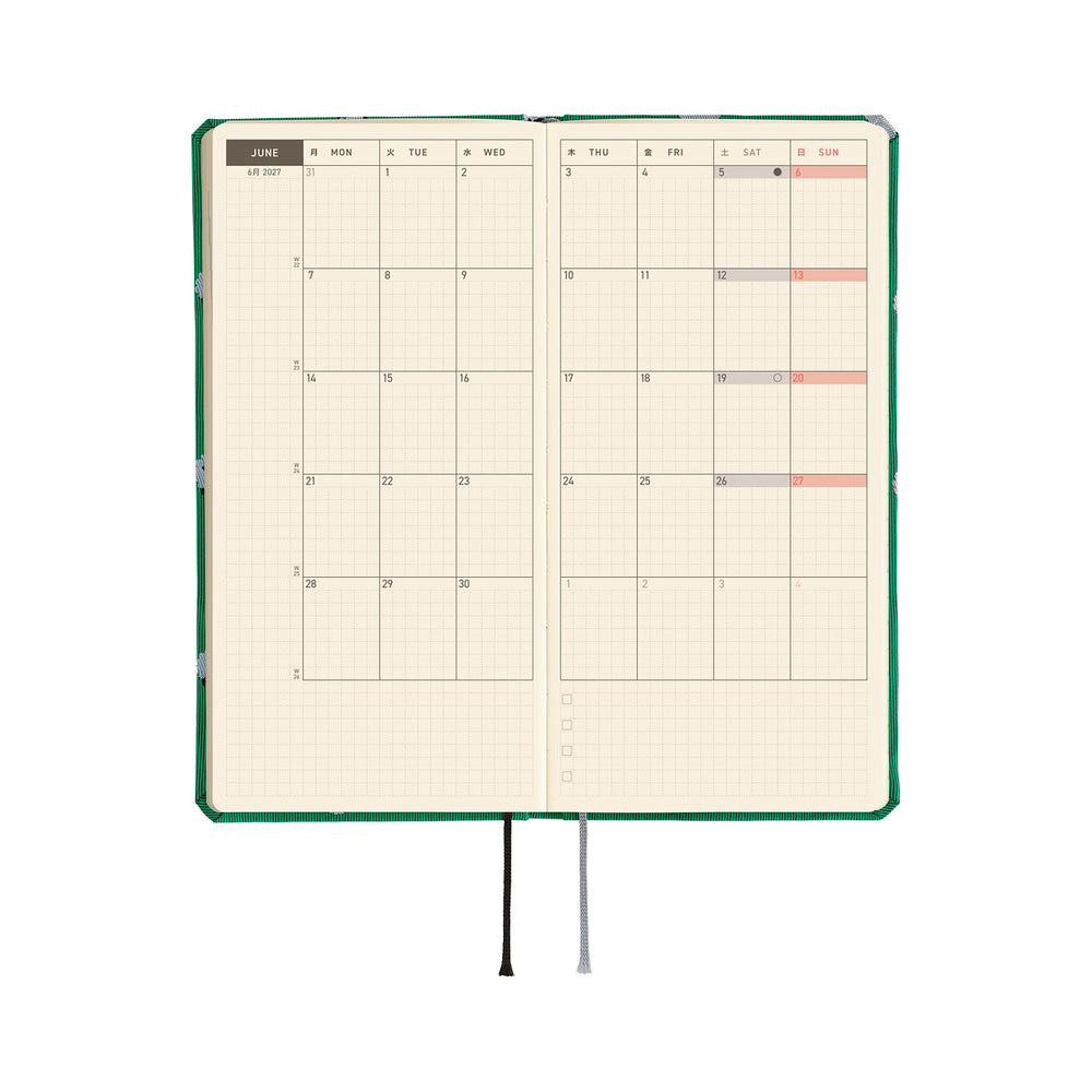 Hobonichi Weeks Bow & Tie: Sheep Sheep Sheep 2027
