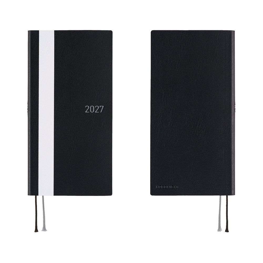 Hobonichi Weeks White Line: Black 2027