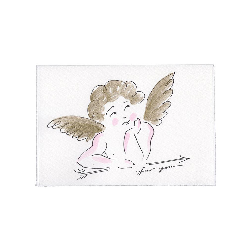 Scribble & Daub Cherub Card - Laywine's