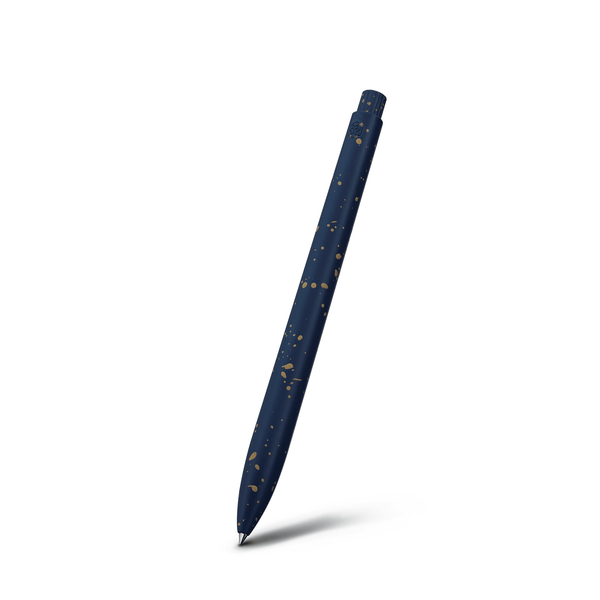 AJOTO for Laywine’s Navy with Gold Fleck Aluminum Rollerball Pen - Laywine's