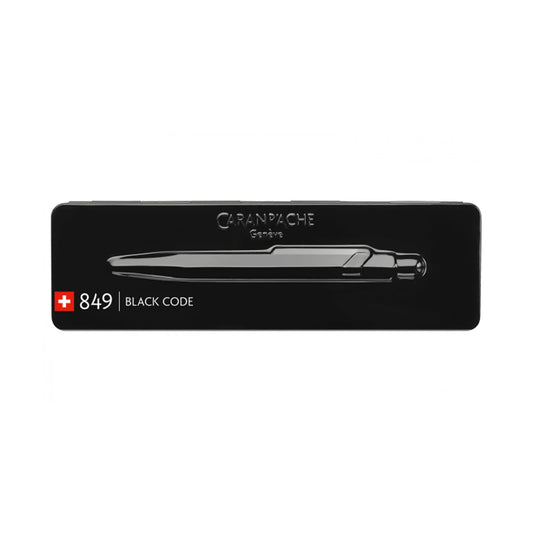 Caran d'Ache Black Code Ballpoint Pen - Laywine's