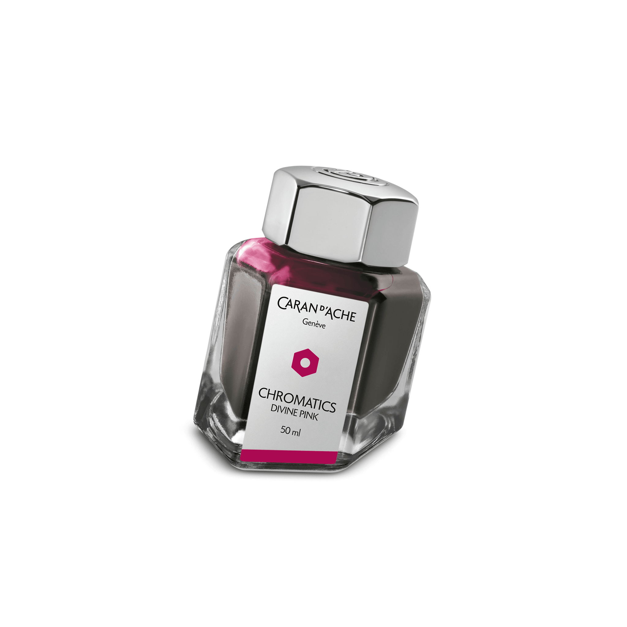 Caran D'Ache Chromatics Ink Bottle Divine Pink 50ml - Laywine's