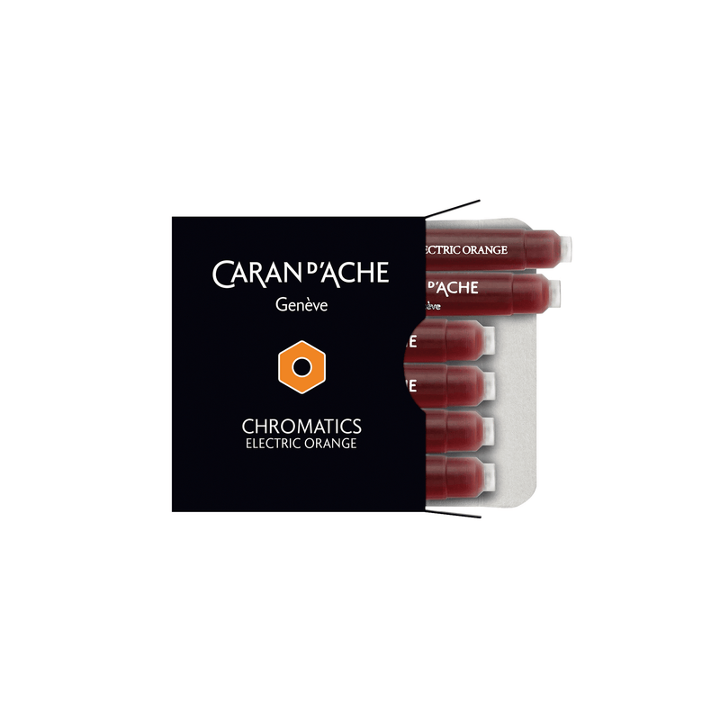 Caran d'Ache Chromatics Ink Cartridge Electric Orange - Laywine's