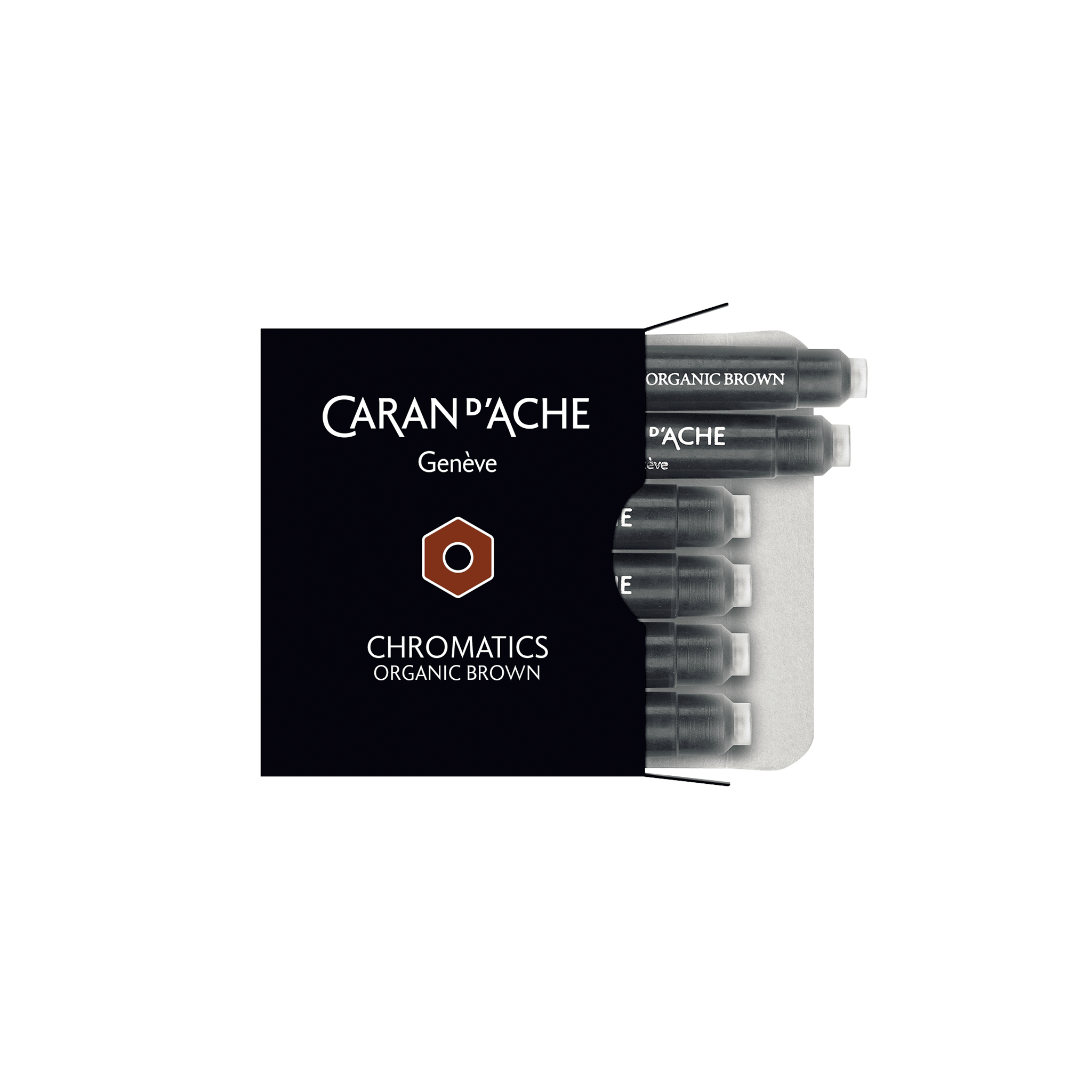 Caran d'Ache Chromatics Ink Cartridge Organic Brown - Laywine's