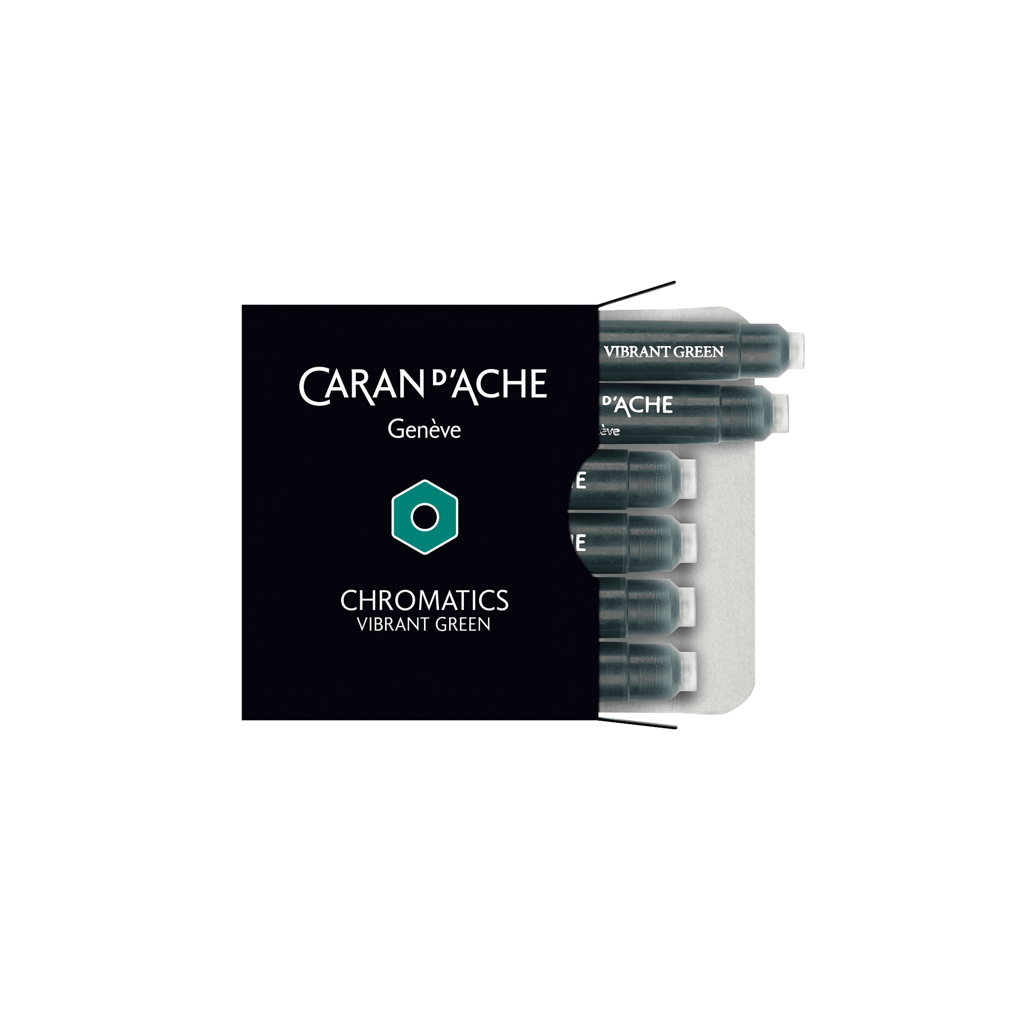 Caran d'Ache Chromatics Ink Cartridge Vibrant Green - Laywine's