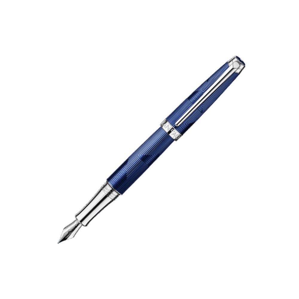 Caran d’Ache Leman Bleu Marin Fountain Pen - Laywine's