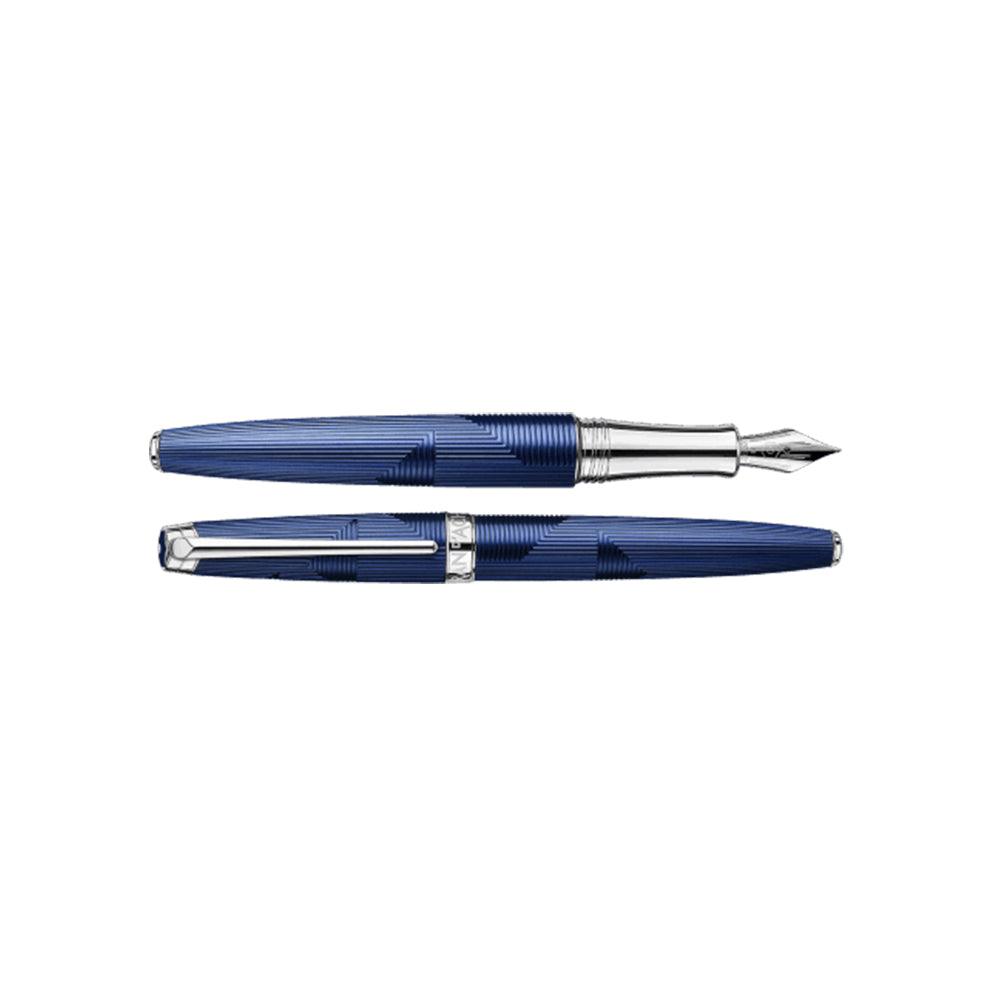 Caran d’Ache Leman Bleu Marin Fountain Pen - Laywine's