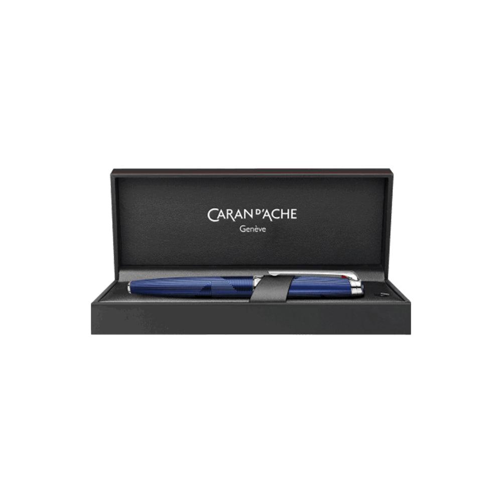 Caran d’Ache Leman Bleu Marin Fountain Pen - Laywine's