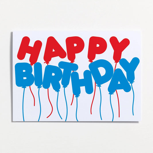 Crispin Finn Happy Birthday Balloons Card - Laywine's