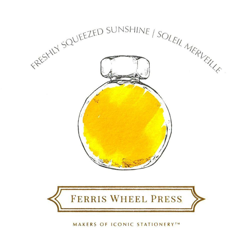 Ferris Wheel Press Freshly Squeezed Sunshine Ink Bottle 85ml - Laywine's