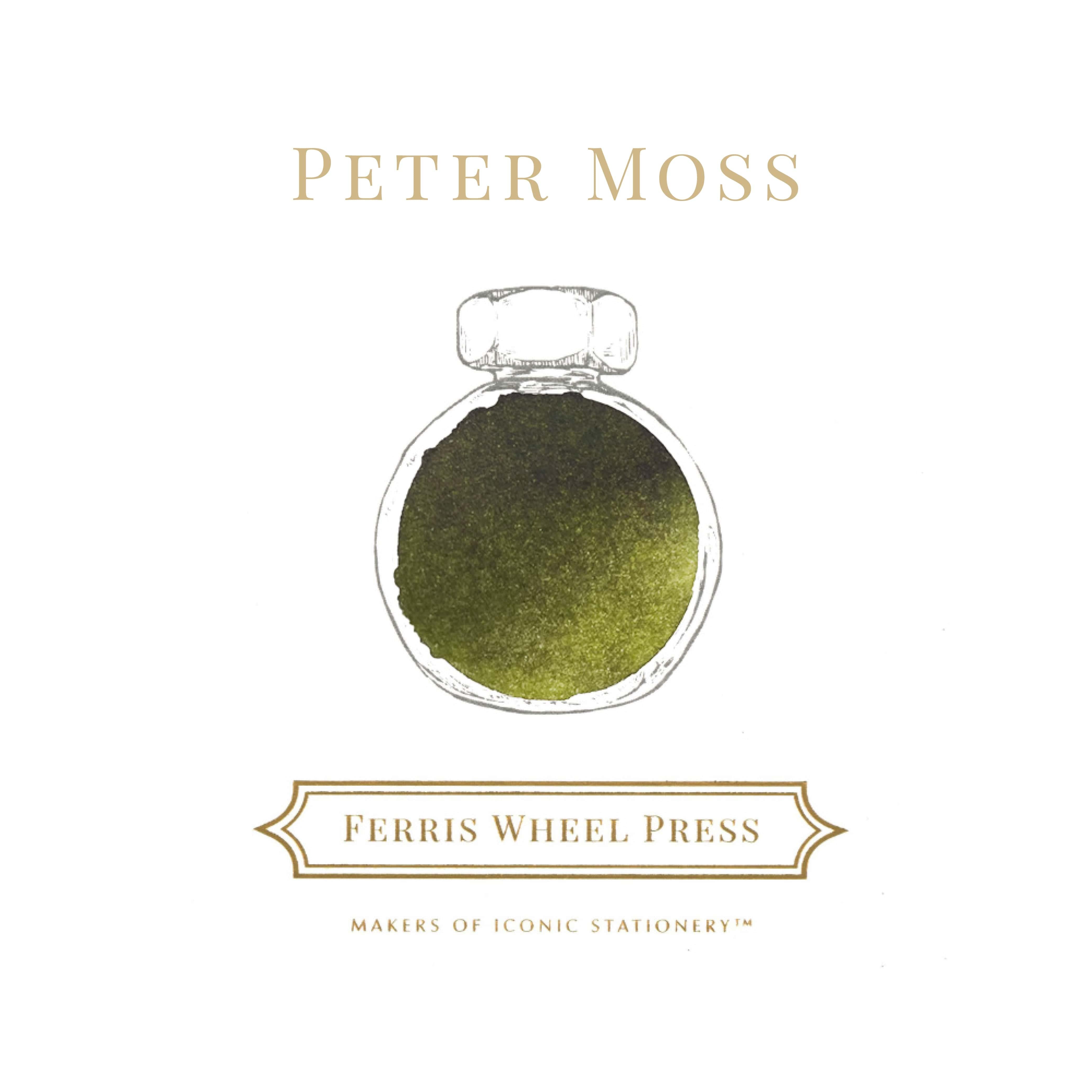 Ferris Wheel Press Peter Moss Ink Bottle 38ml - Laywine's