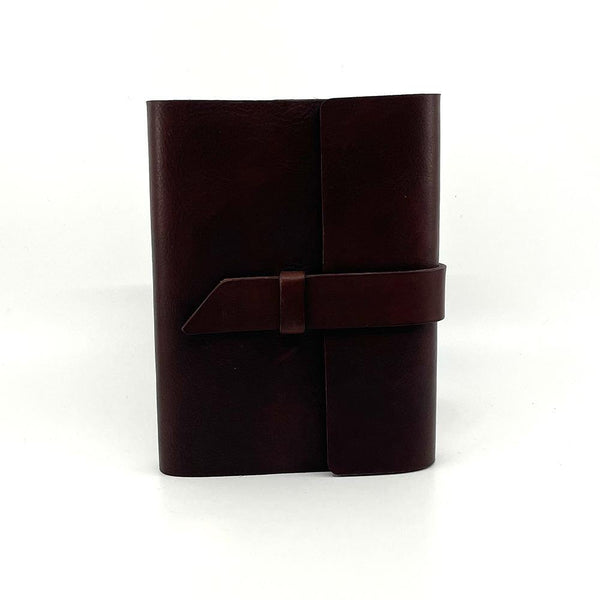 Fiorentina Antiqued Calf Leather Refillable Journal - Laywine's