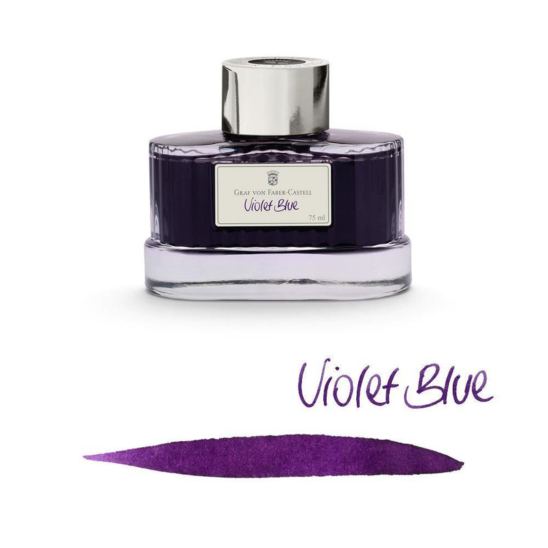 Graf von Faber-Castell Ink Bottle Violet Blue 75ml - Laywine's
