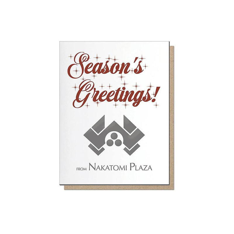 Guttersnipe Press Die Hard Seasons Greetings Card - Laywine's