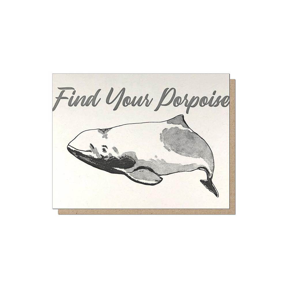 Guttersnipe Press Find Your Porpoise Card - Laywine's