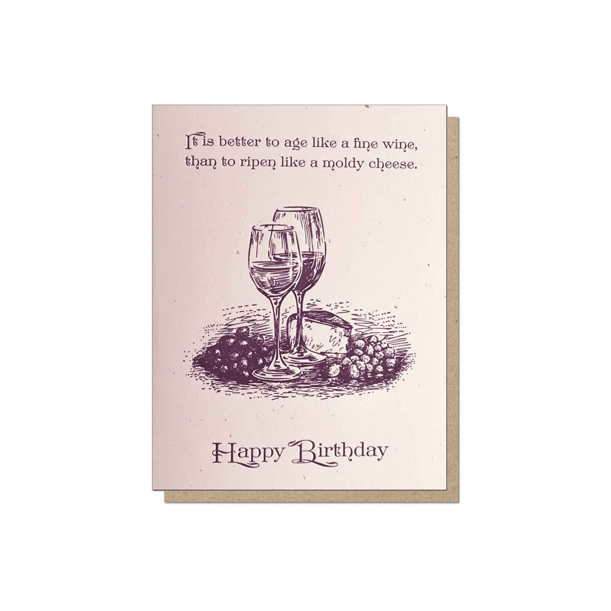 Guttersnipe Press Fine Wine Birthday Card - Laywine's
