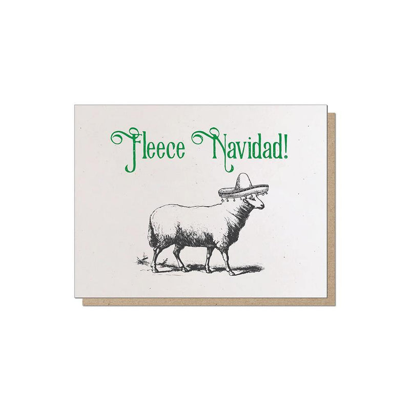 Guttersnipe Press Fleece Navidad Card - Laywine's