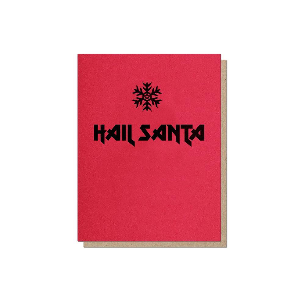Guttersnipe Press Hail Santa Card - Laywine's