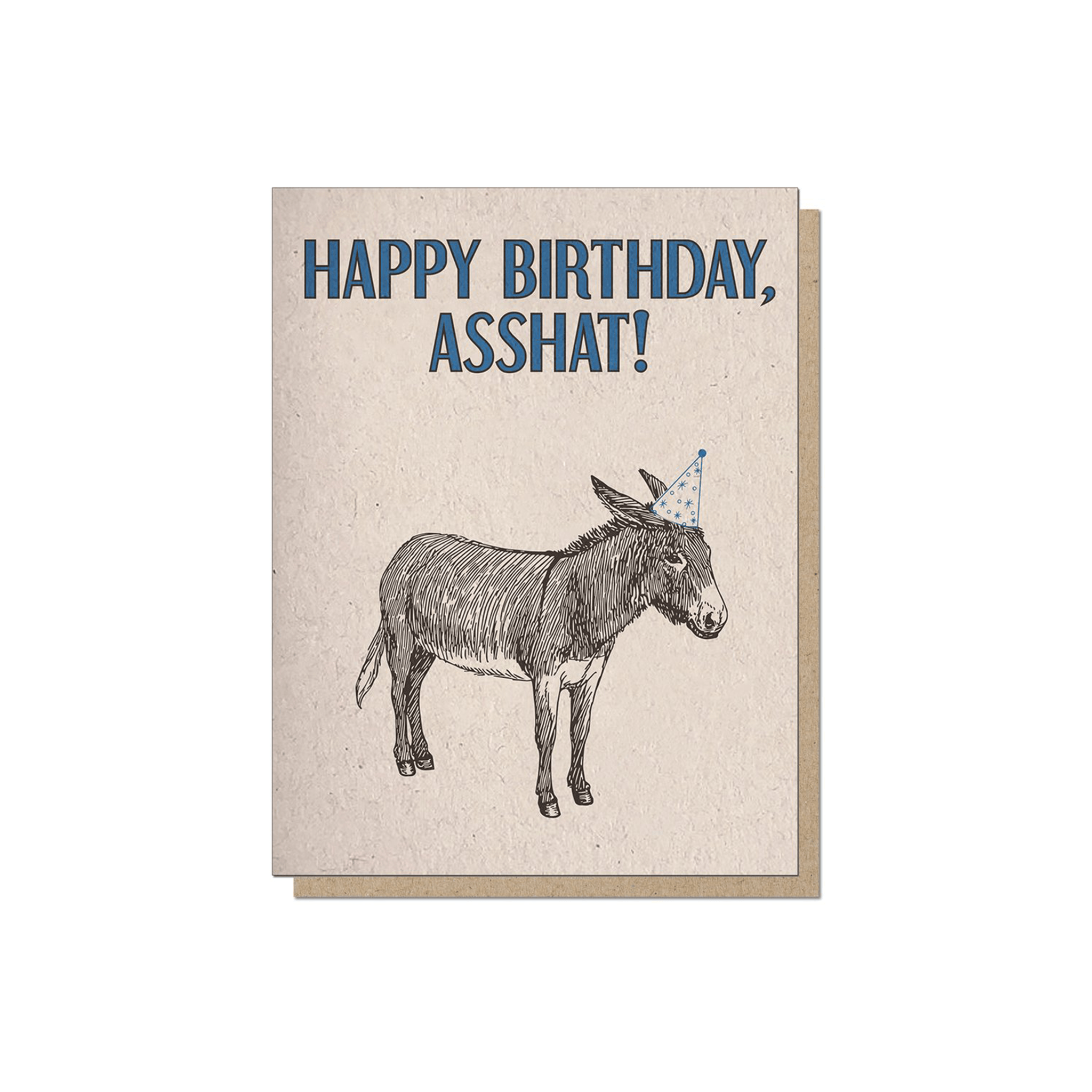 Guttersnipe Press Happy Birthday Asshat Card - Laywine's