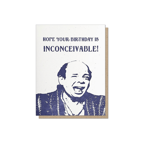 Guttersnipe Press Inconceivable Birthday Card - Laywine's