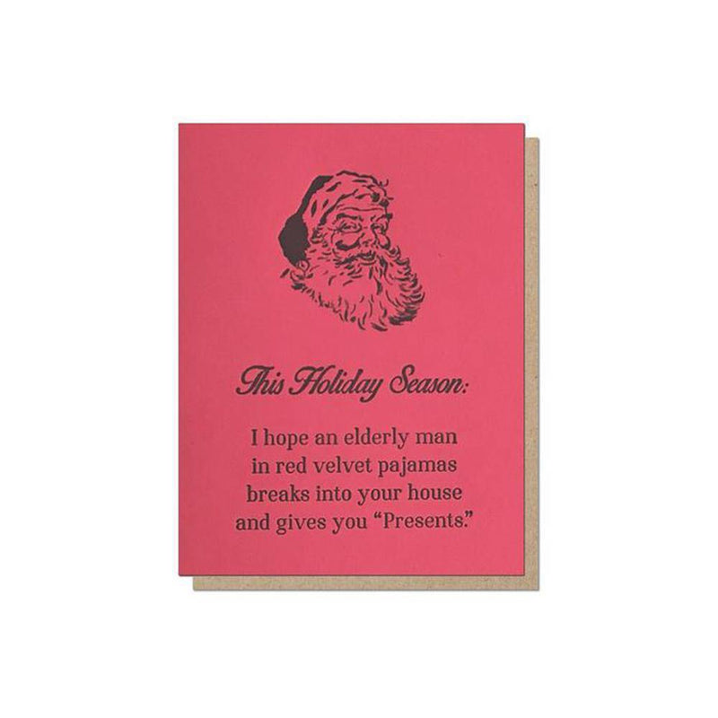 Guttersnipe Press Santa Presents Card - Laywine's
