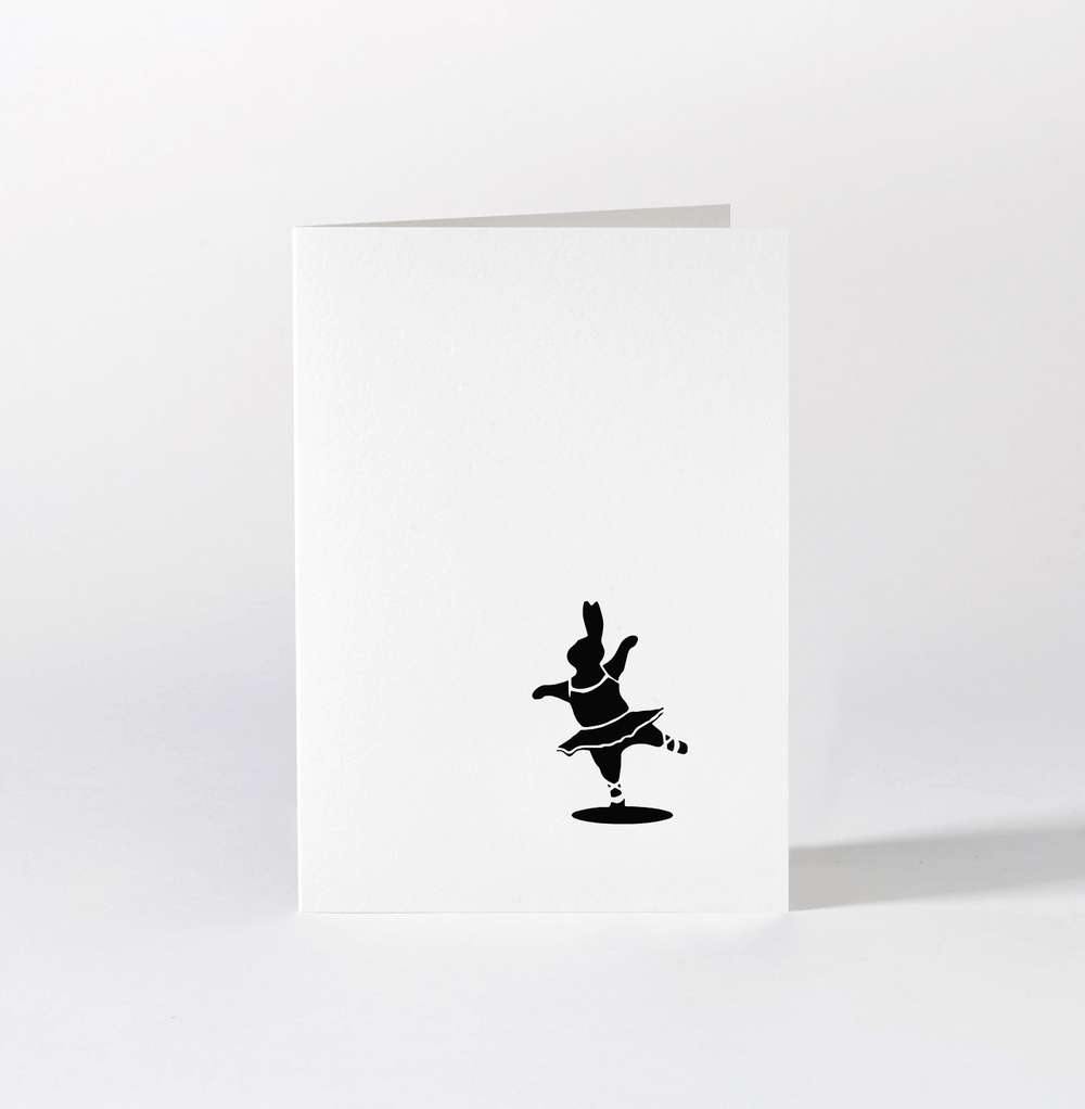 HAM Ballet Dancing Rabbit Card - Laywine's