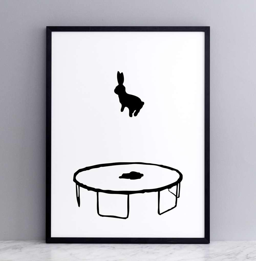 HAM Bouncing Rabbit Print - Laywine's