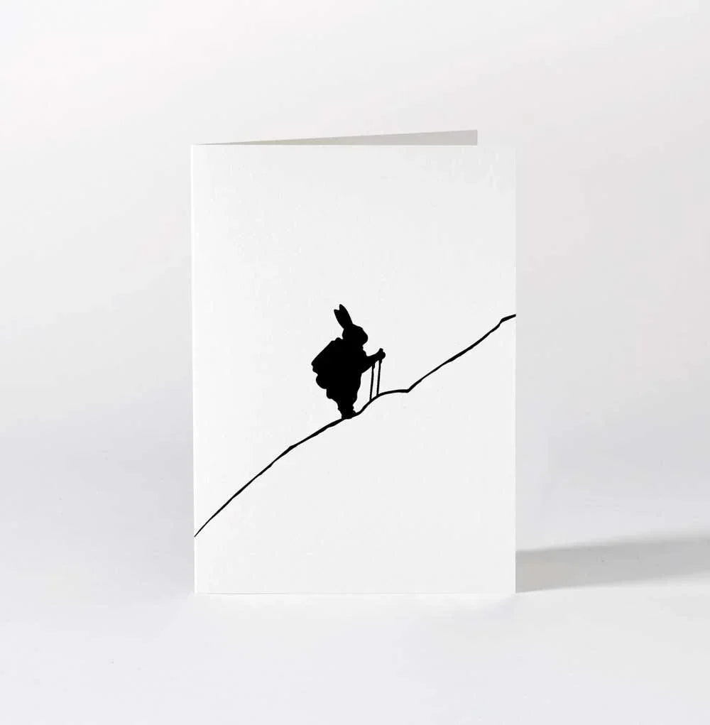 HAM Hiking Rabbit Card | Laywine’s