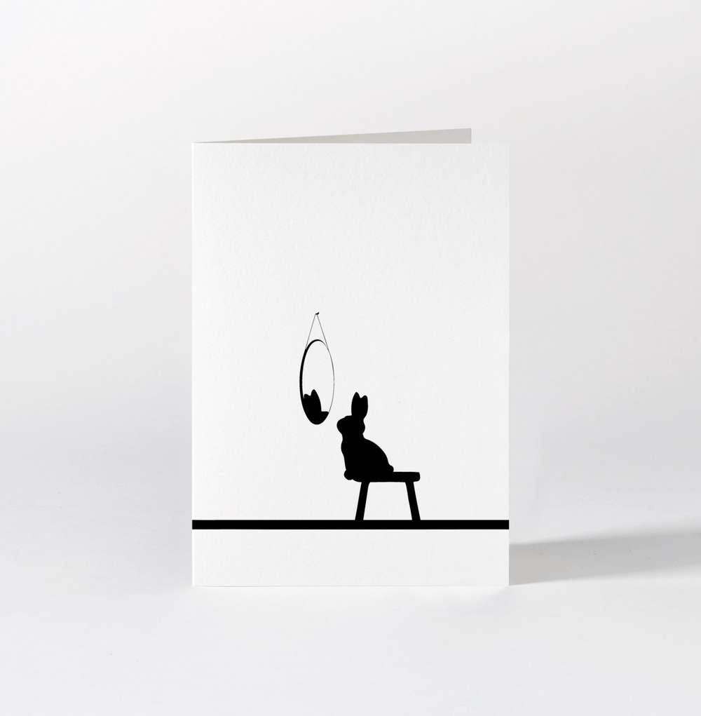 HAM Reflective Rabbit Card - Laywine's