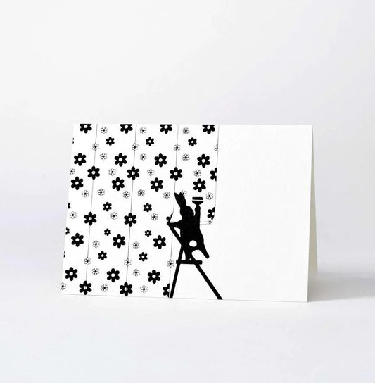 HAM Wallpapering Rabbit Card - Laywine's