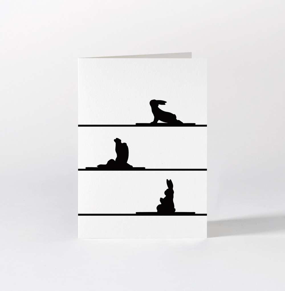 HAM Yoga Rabbit Card - Laywine's