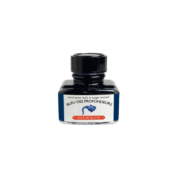 Herbin Bleu des Profondeurs Ink Bottle 30ml - Laywine's