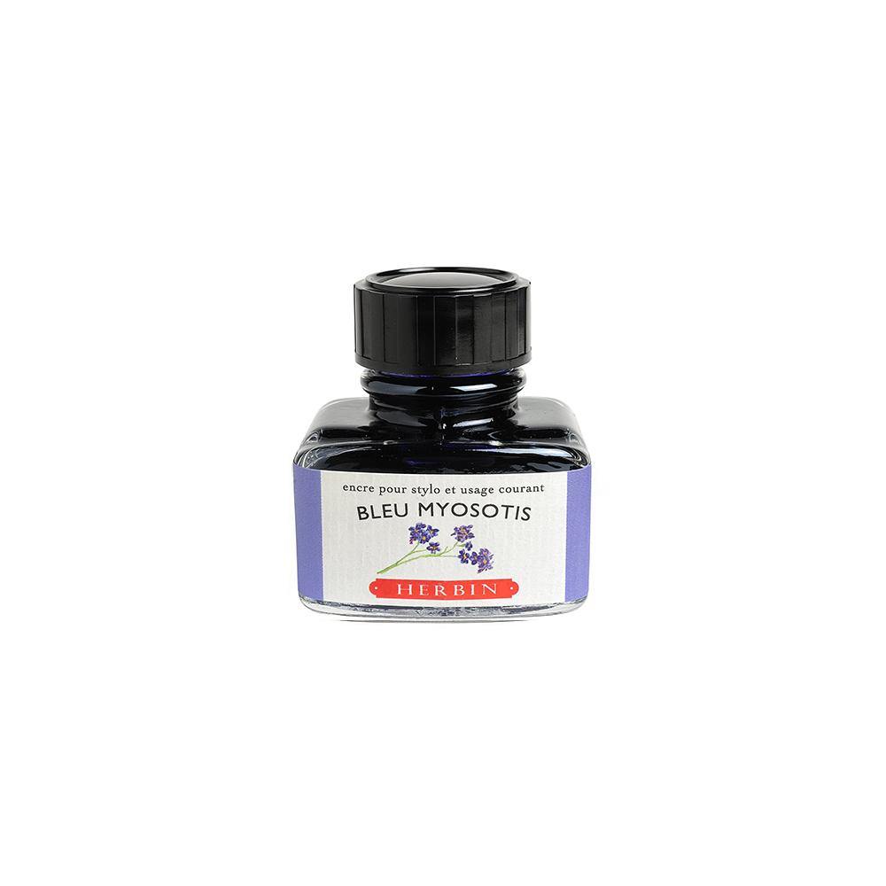 Herbin Bleu Myosotis Ink Bottle 30ml - Laywine's