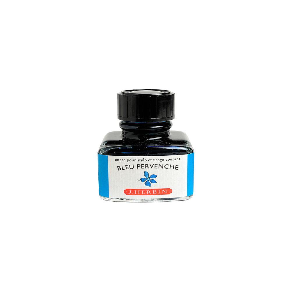 Herbin Bleu Pervenche Ink Bottle 30ml - Laywine's