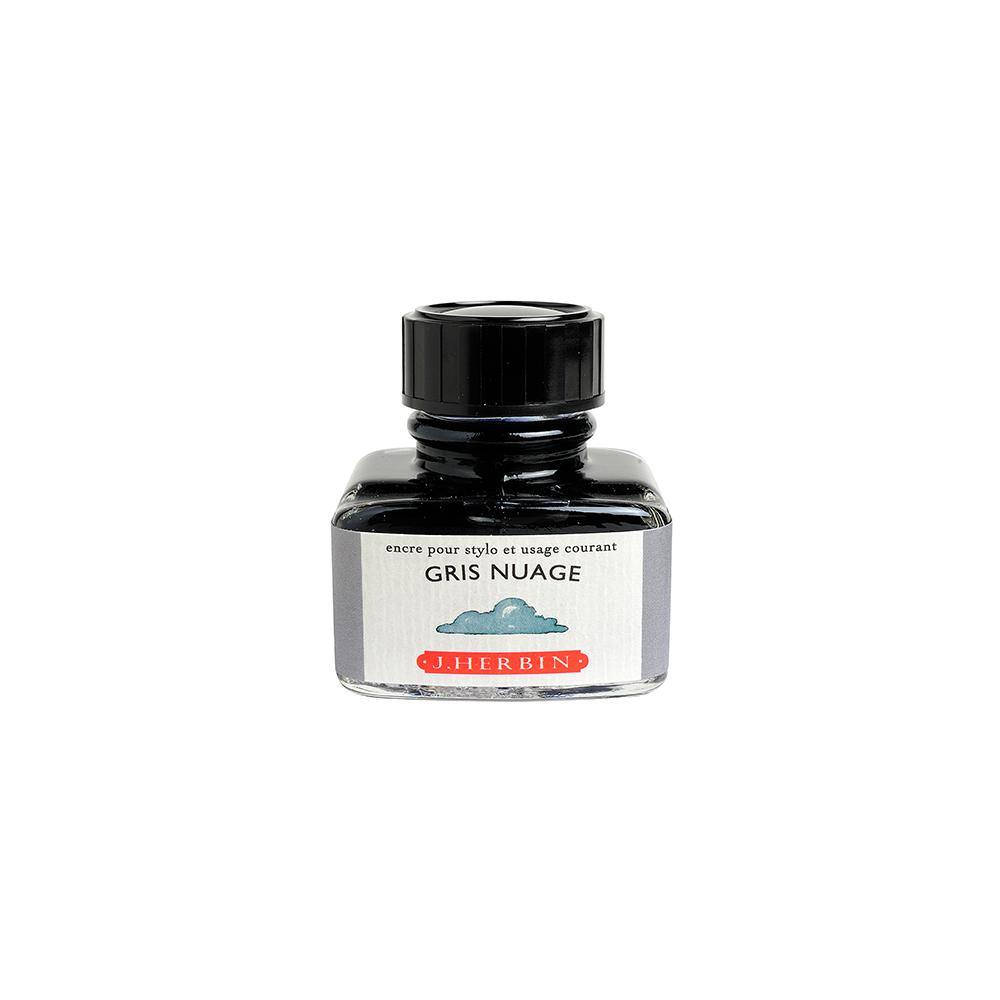 Herbin Gris Nuage Ink Bottle 30ml - Laywine's