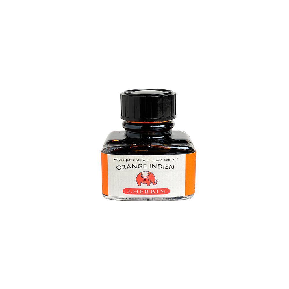Herbin Orange Indien Ink Bottle 30ml - Laywine's