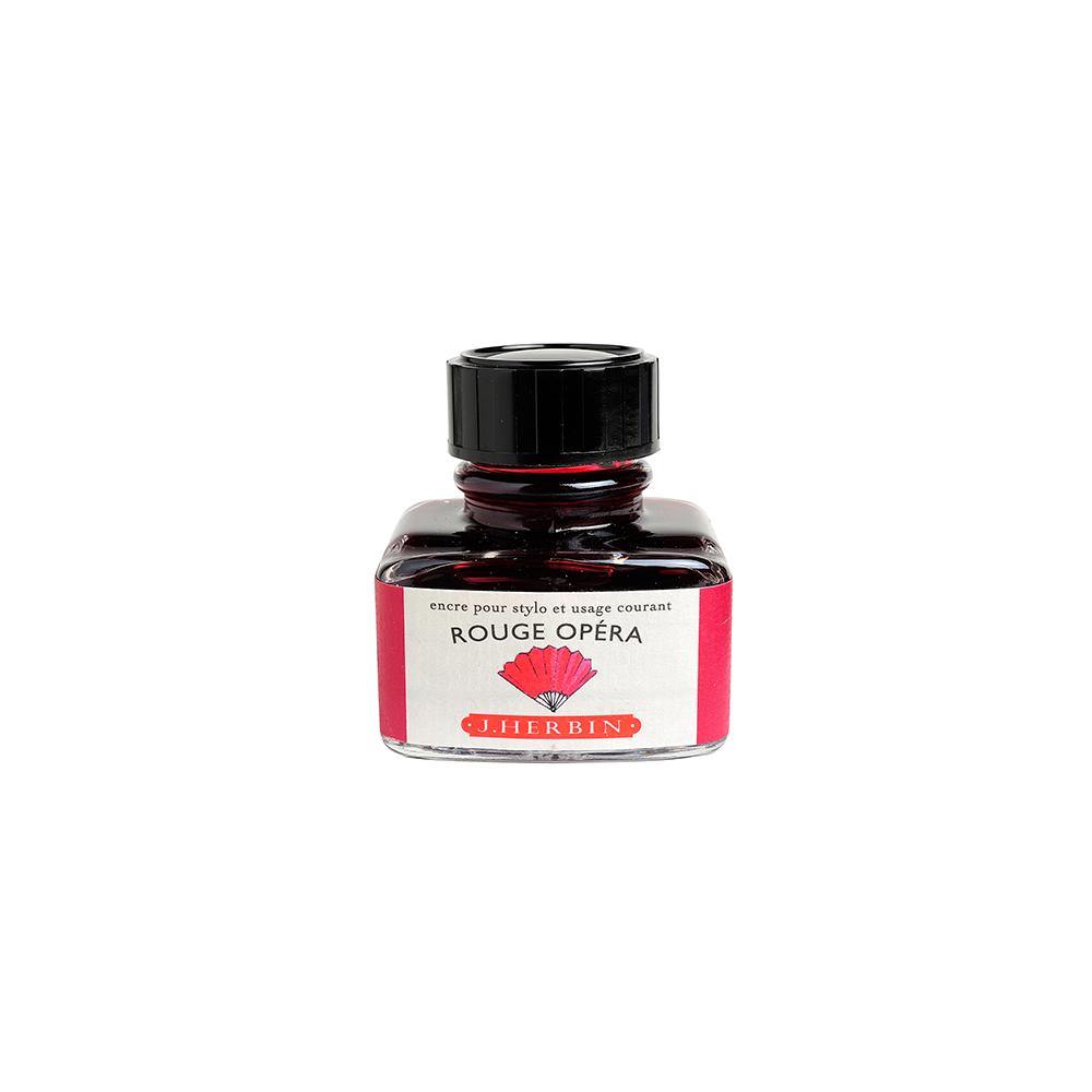 Herbin Rouge Opera Ink Bottle 30ml - Laywine's