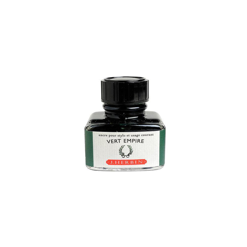 Herbin Vert Empire Ink Bottle 30ml - Laywine's
