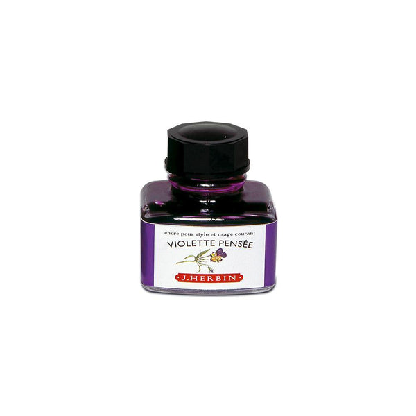 Herbin Violette Pensee Ink Bottle 30ml - Laywine's