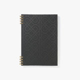 Kakimori Yamatsugi Paper Mill Black Wirebound B6 Notebook - Laywine's