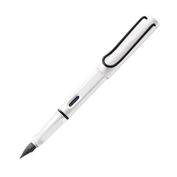 Lamy Safari White/Black Clip Special Edition Fountain Pen - Laywine's