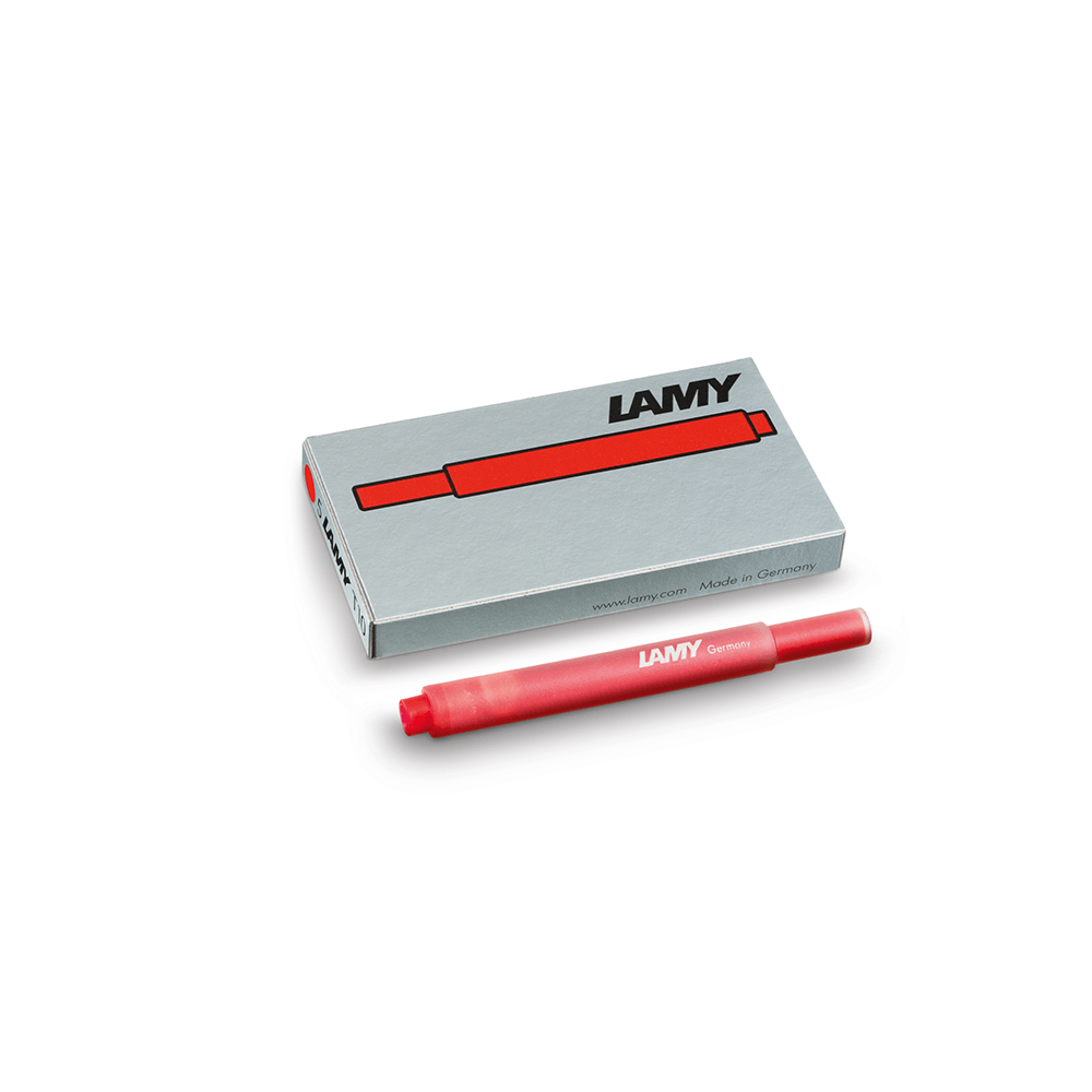 Lamy T10 Red Ink Cartridges - Laywine's