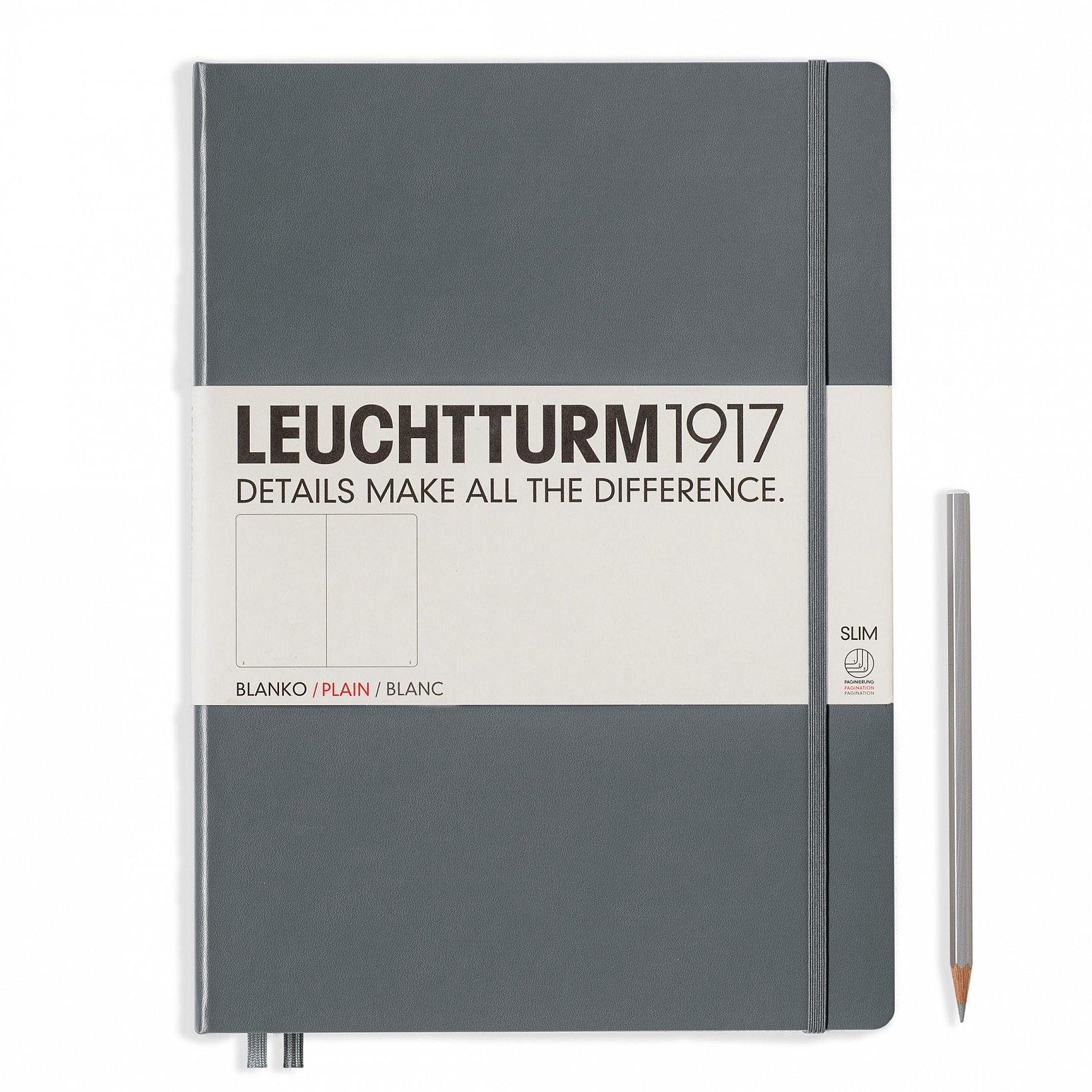 Leuchtturm1917 Master Slim Plain Hardcover Notebook - Laywine's